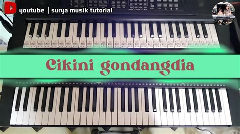 Tutorial Not Angka Dan Chord Beserta Lirik Lagu Cikini Gondangdia