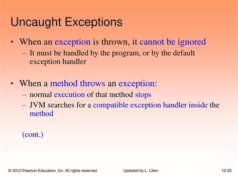 Chapter 12 Exceptions And Advanced File Io Ppt Download