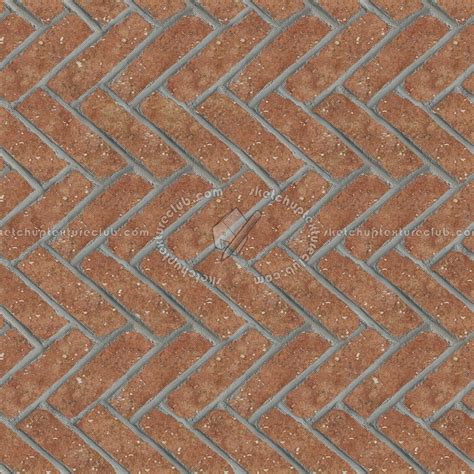 Cotto Paving Herringbone Outdoor Texture Seamless