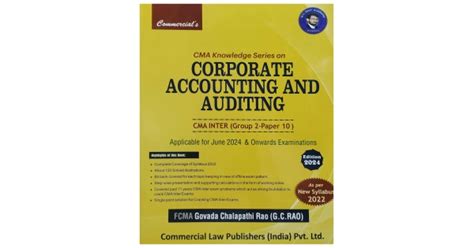 CMA INTER PAPER 10 CORPORATE ACCOUNTING AND AUDITING