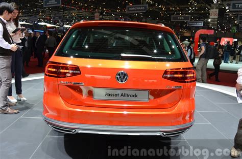 Vw Passat Alltrack Rear At The 2015 Geneva Motor Show