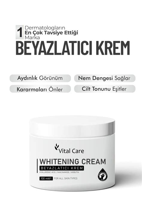 Vital care Koltuk Altı diz dirsek Ve Bikini Bölgesi Cilt Beyazlatıcı