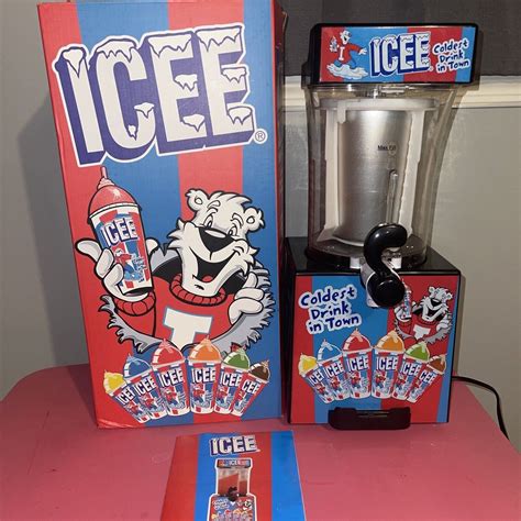 Iscream Genuine ICEE Brand Counter Top Sized ICEE At Home Slushie Maker