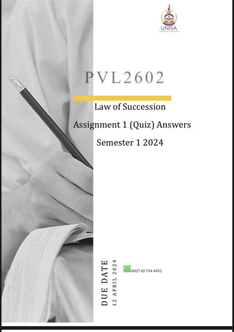 PVL2602 ASSIGNMENT 01 SOLUTIONS SEMESTER 1 2024 StudyPass