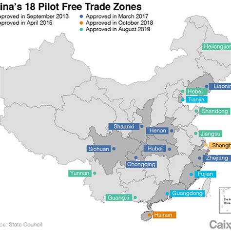 China S 18 Pilot Free Trade Zones Source CX Daily Central Bank Sets