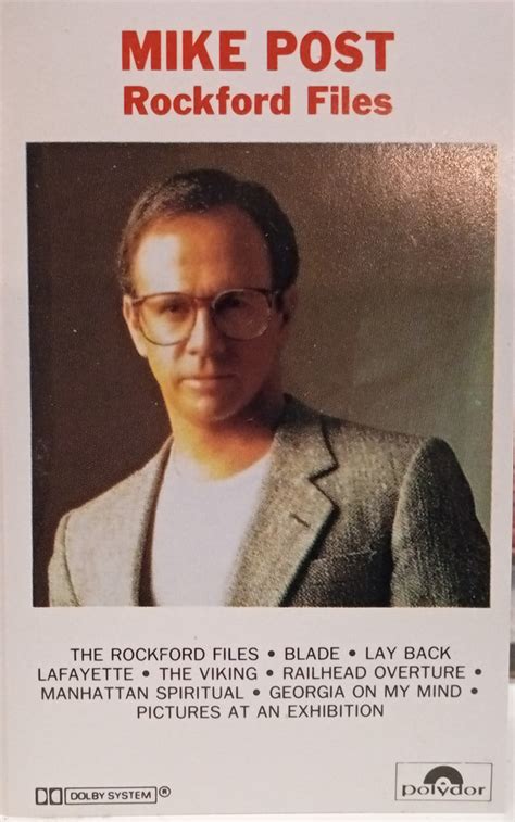 Mike Post The Rockford Files Vinyl Records Lp Cd On Cdandlp