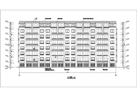 某地六层带阁楼住宅楼建筑设计施工图多层住宅土木在线