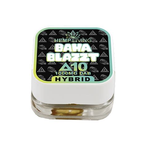 Hemp Living Hemp Living Delta 10 Dab Wax 1g Jar Baha Blazzt 1000mg