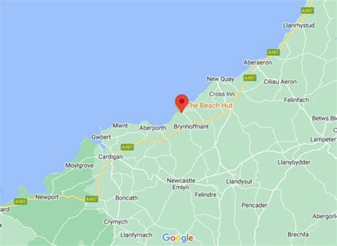 Llangrannog Ceredigion Wales Uk Area Map And More
