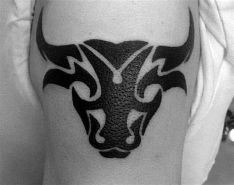 40 Tribal Bull Tattoo Designs For Men - Powerful Ink Ideas