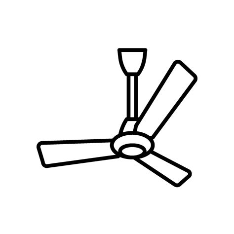 Ceiling fan icon for room air conditioner 33042549 Vector Art at Vecteezy