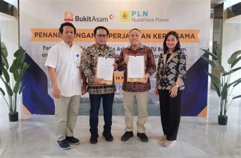 Pln Np Upk Bukit Asam Dan Ptba Penandatanganan Perjanjian Kerjasama Mou Pemanfaatan Fly Ash