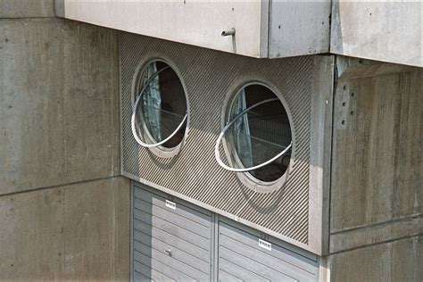 Southgate Runcorn New Town 1973 Round Windows Of A Maisonette On