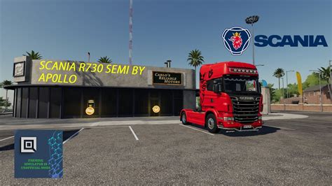 FS19 Scania R730 Semi By Ap0llo MOD PC YouTube