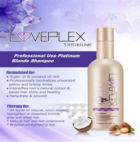 Platinum Blonde Shampoo OTTO KEUNIS LOVEPLEX Professional Use Sofya