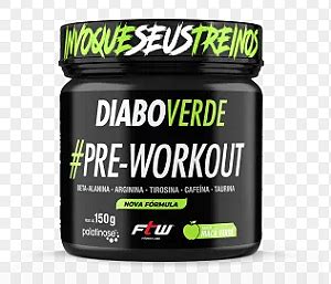 COMBO whey 100 900g pré treino diabo verde 150g brindes garrafa