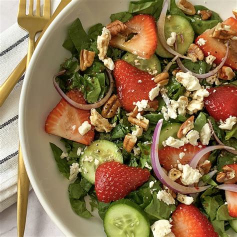 Ensalada De Espinacas Y Fresas La Soleta Arte En Cocina