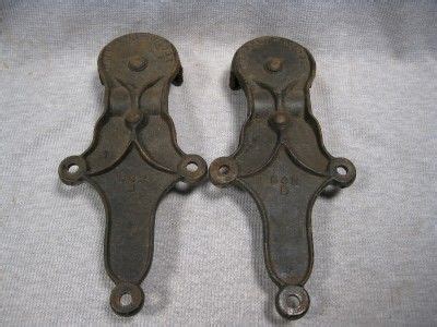 Pair of Cast Iron Richards Wilcox Barn Door Track Rollers | Barn door ...