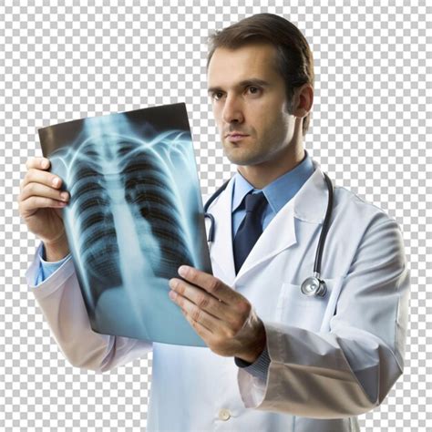 Doctor Examining A Xray Premium Ai Generated Psd