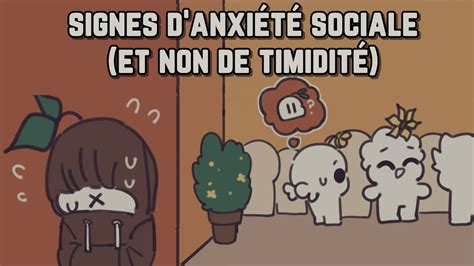 7 Signes DanxiÉtÉ Sociale Et Non De TimiditÉ Youtube