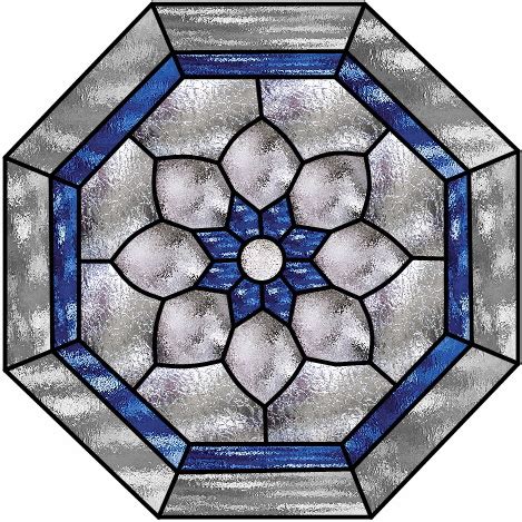 Boehm Stained Glass Blog: Octagonal window pattern