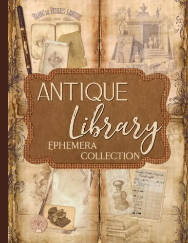 Antique Library Ephemera Collection Over 200 Vintage Designs For Junk