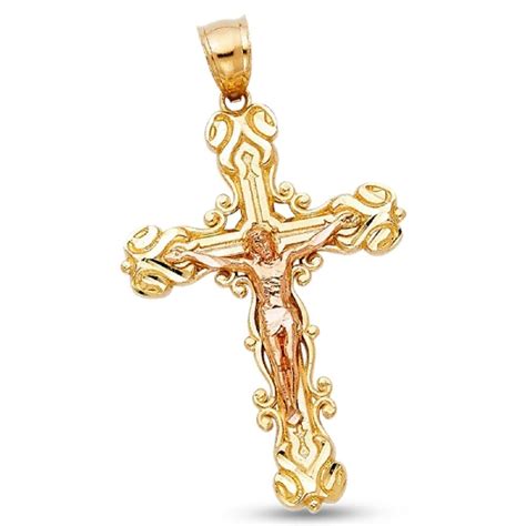 Rose Gold Crucifix