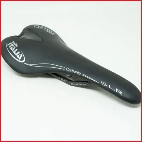 Nos Selle Italia Slr Carbonio Carbon Vintage Saddle Seat Seatpost Old