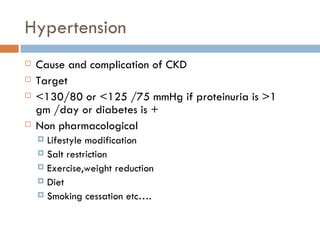 Ckd Pre Dialysis Management PPT