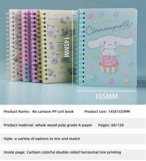 Cuaderno Espiral Anime Kawaii Sanrio Kuromi Al Por Mayor Buy Cuaderno