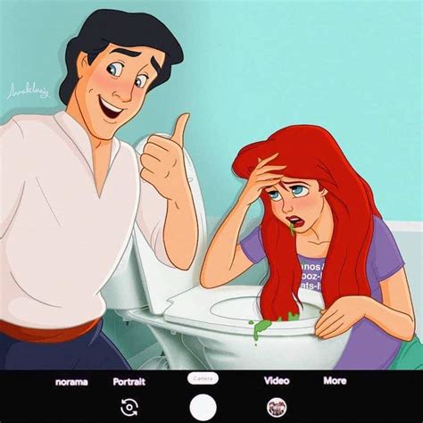 Artist Documents Her Pregnancy With Disney Princess Fanart