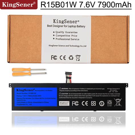 Kingsener Bater A De Ordenador Port Til Modelo R B W Para Xiaomi Pro