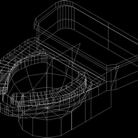 Toilet 3D DWG Model for AutoCAD • Designs CAD