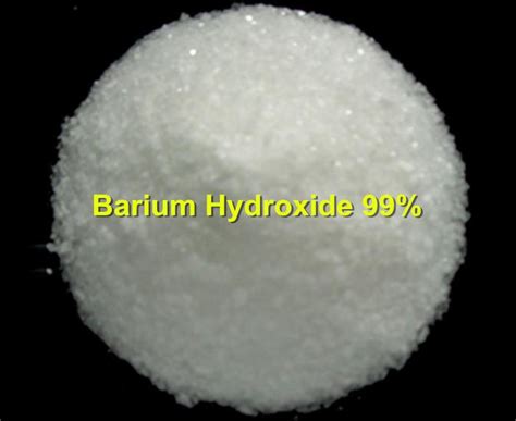 China Glass Composition Barium Hydroxide Octahydrate 99% Ba(OH)2.8H2O White Crystal Powder ...