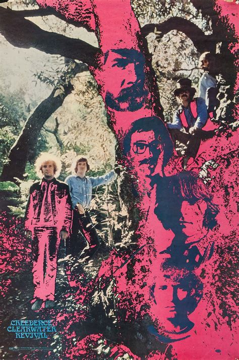 Creedence Clearwater Revival Band Poster Trippy Posters