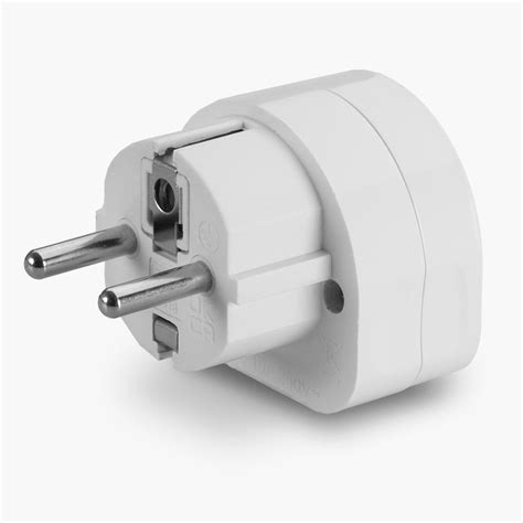 Uk To Euro Adapter Travel Plug White From Lindy Uk