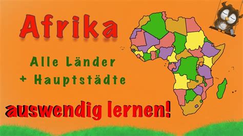 Afrikanische L Nder Und Hauptst Dte Lernen Youtube