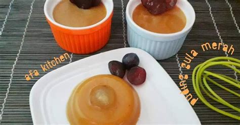 Resep Puding Santan Gula Merah Oleh Afa Kitchen Cookpad