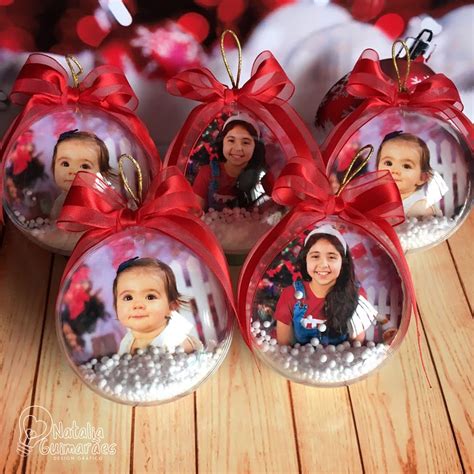 Bolinha De Natal Personalizada Foto Shopee Brasil