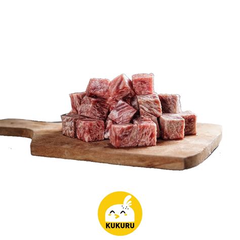 Jual SAIKORO MELTIQUE WAGYU BEEF CUBE DAGING SAIKORO 0 5 KG FRESHLY