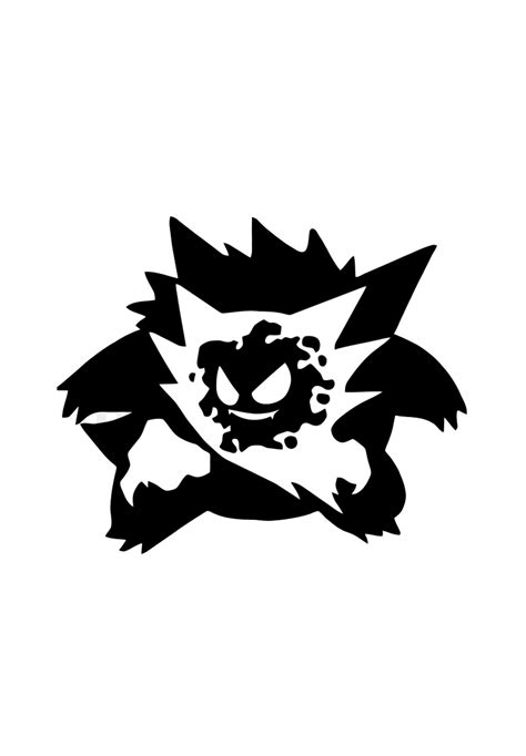 Gengar Evolution Svg Etsy