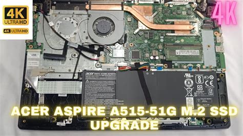 ACER ASPIRE A515 51G SSD UPGRADE ACER ASPIRE A515 51G M 2 SSD UPGRADE