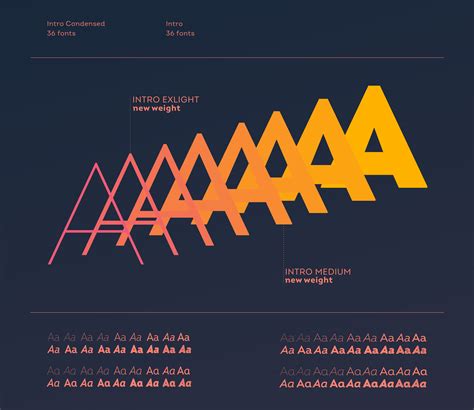 intro font family behance