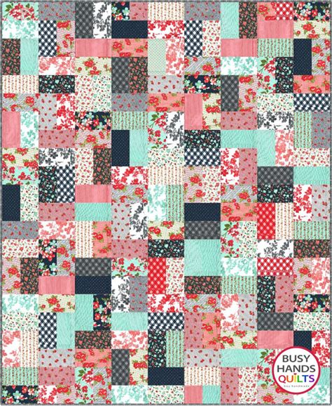 Oh Happy Day Quilt Pattern By Busy Hands Quilts