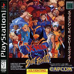 X Men Vs Street Fighter PlayStation