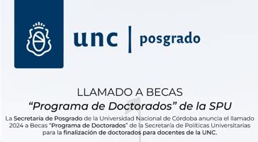 Convocatoria Becas Del Programa De Doctorados De La Secretar A De