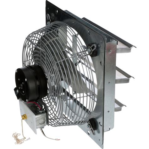 TPI Shutter Mounted Direct Drive Exhaust Fan 12in Model CE 12 DS