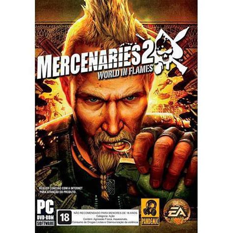 Mercenarios O Jogo - Jogo p/ PC Mercenaries 2 - World In Flames Original Mídia Física ...