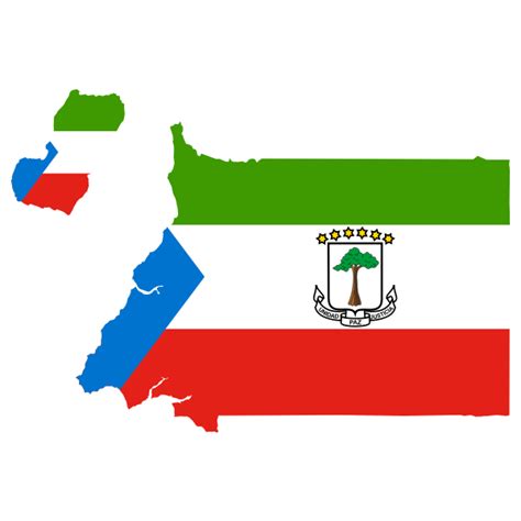 Equatorial Guinea Flag Map | Free SVG