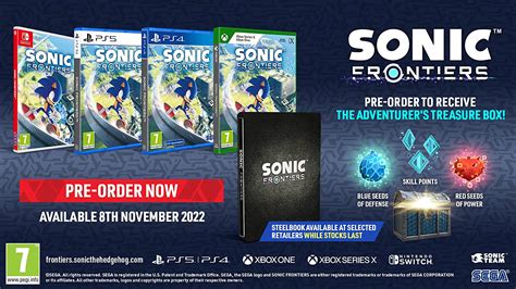 Specjalne Wydanie Sonic Frontiers Steelbook Edition Kolekcjonerki